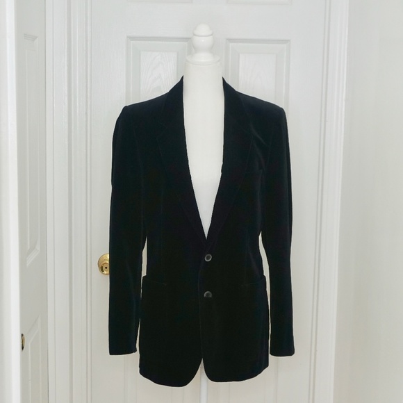 Yves Saint Laurent Other - YVES SAINT LAURENT Black Velvet Dinner Jacket